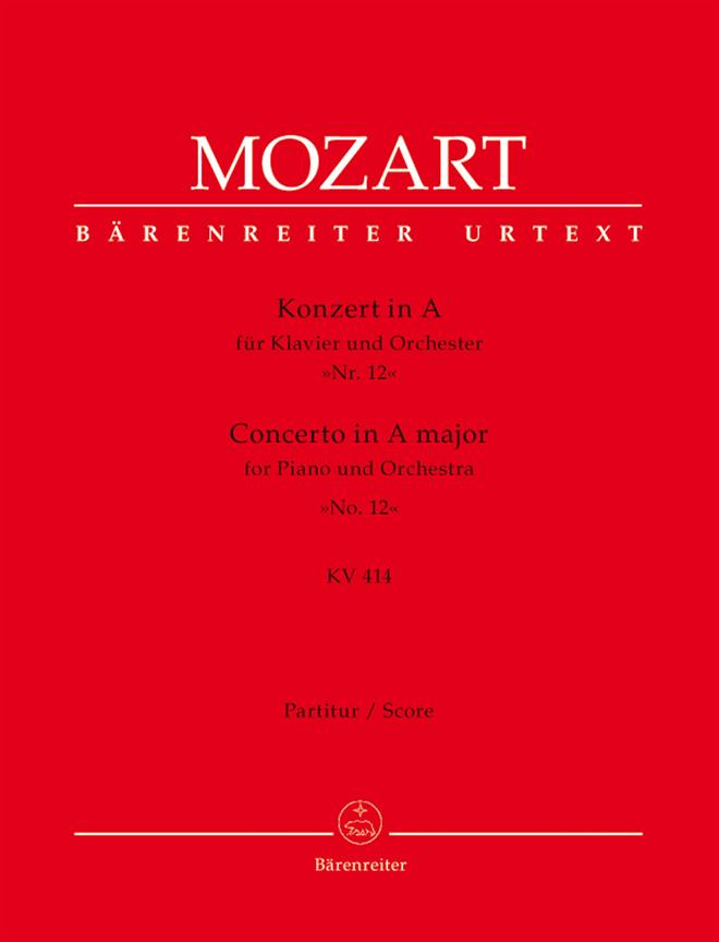 Mozart: Concerto for Piano and Orchestra no. 12 in A major K. 414