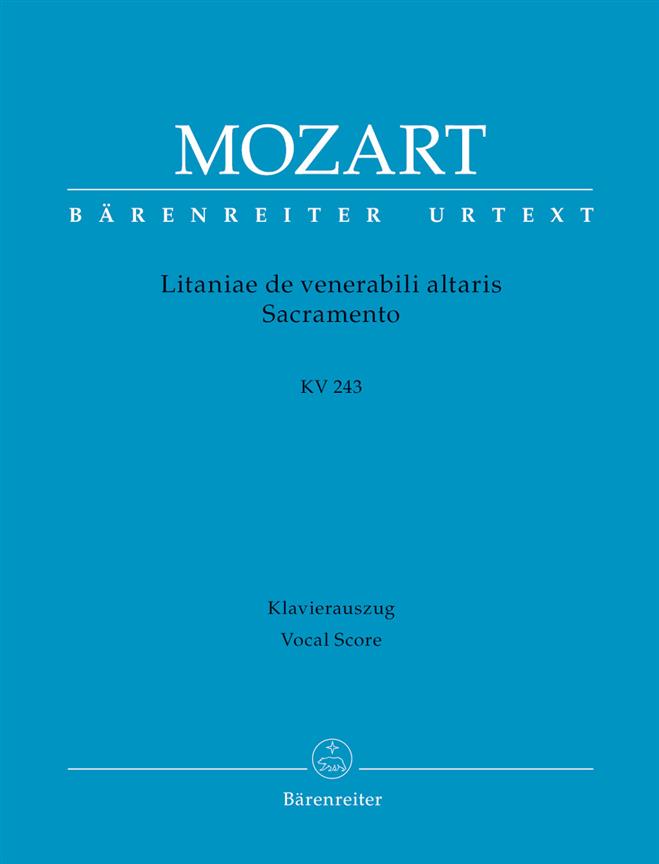 Mozart: Litaniae de venerabili altaris Sacramento in E-flat major K. 243