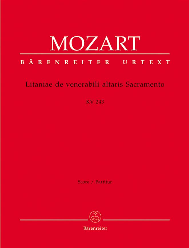 Mozart: Litaniae de venerabili altaris Sacramento in E-flat major K. 243