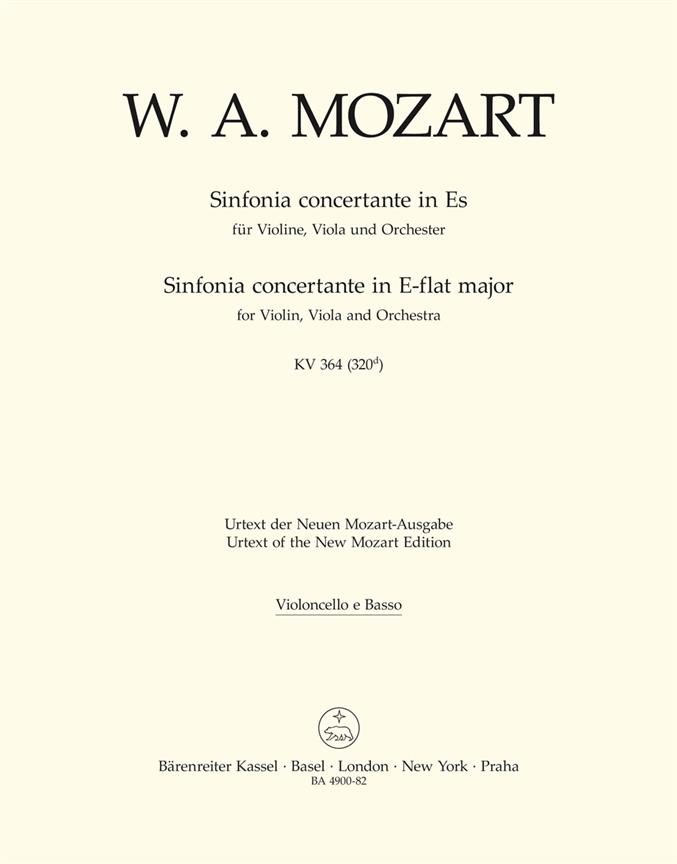 Mozart: Sinfonia concertante for Violin, Viola and Orchestra in E-flat major K. 364 (320d)