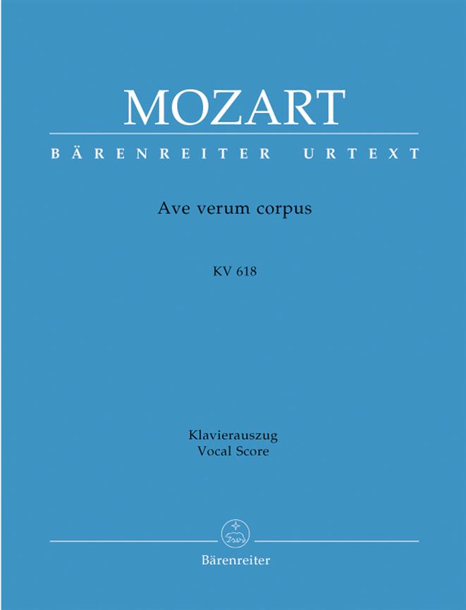 Mozart: Ave verum corpus KV 618 (Vocal Score)