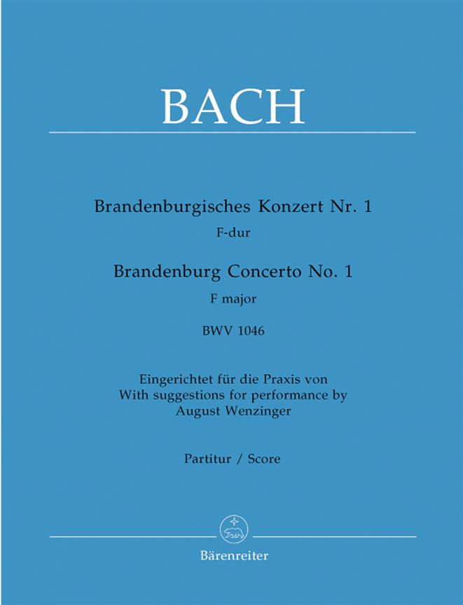 Bach: Brandenburg Concerto No. 1 F major BWV 1046 (Partituur)