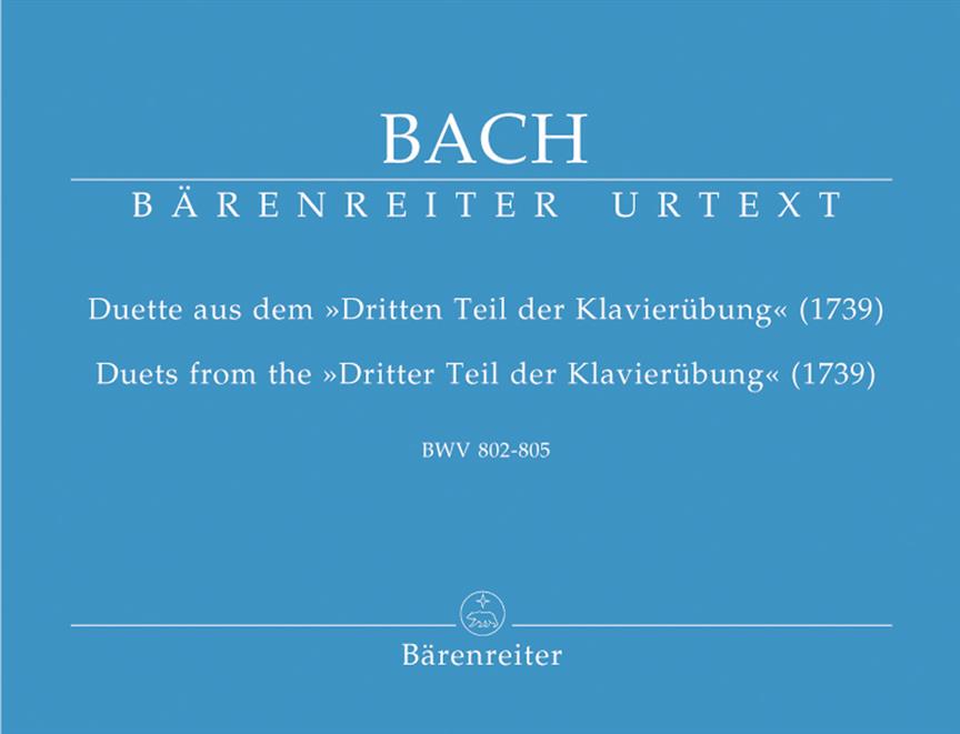 Bach: Duets from Clavierübung Part 3 BWV 802-805