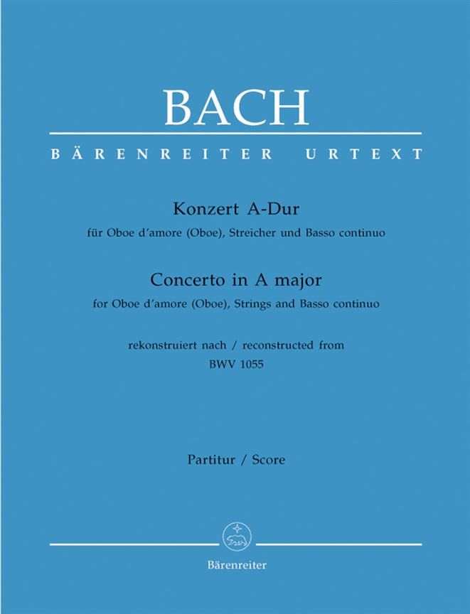 Konzert in A for Oboe d'amore (Oboe), Streicher und Bc - Concerto in A major for Oboe d'amore (Oboe), Strings and Bc