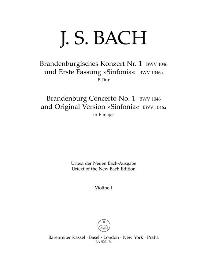 Bach: Brandenburgisches Konzert Nr. 1 und Erste Fassung