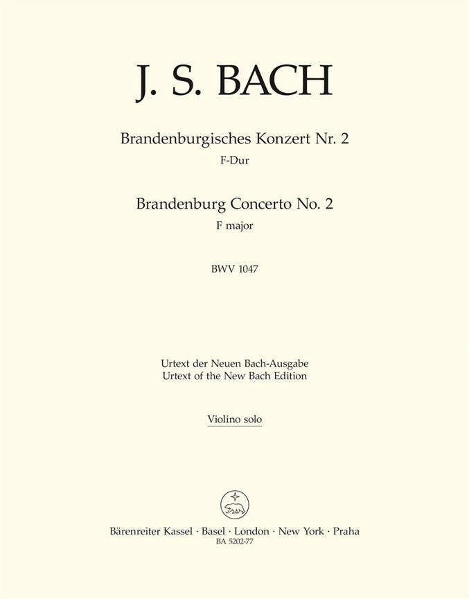 Bach: Brandenburg Concerto no. 2 F major BWV 1047