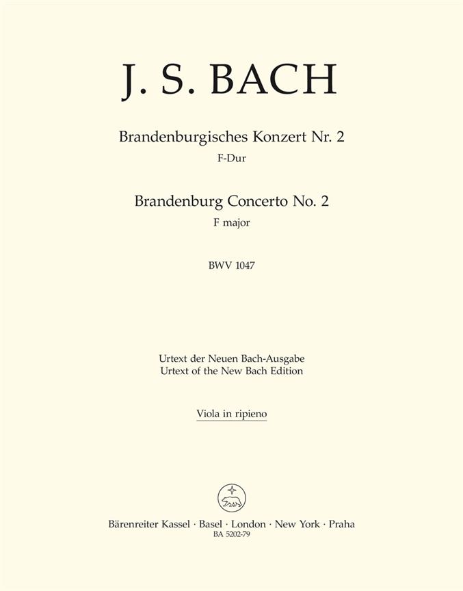 Bach: Brandenburg Concerto no. 2 F major BWV 1047