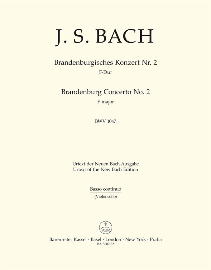 Bach: Brandenburg Concerto no. 2 F major BWV 1047