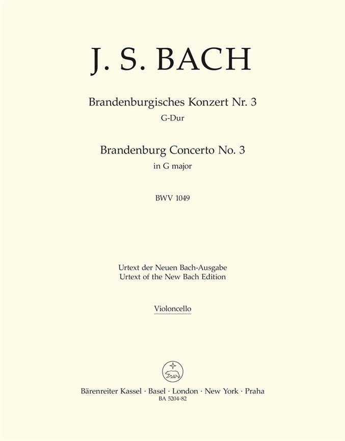 Bach: Brandenburg Concerto No. 4 G major BWV 1049