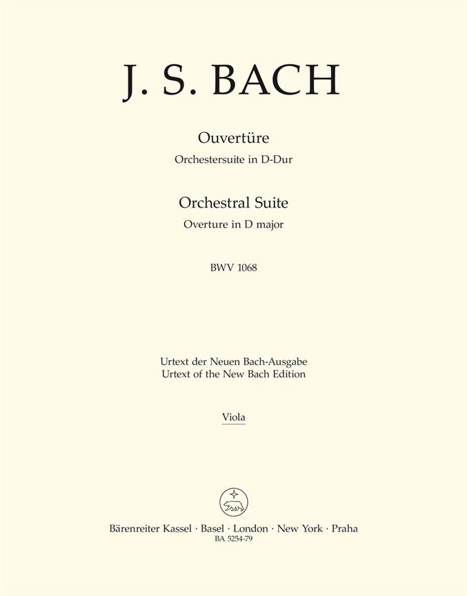 Bach: Orchestral Suite (Overture) D major BWV 1068