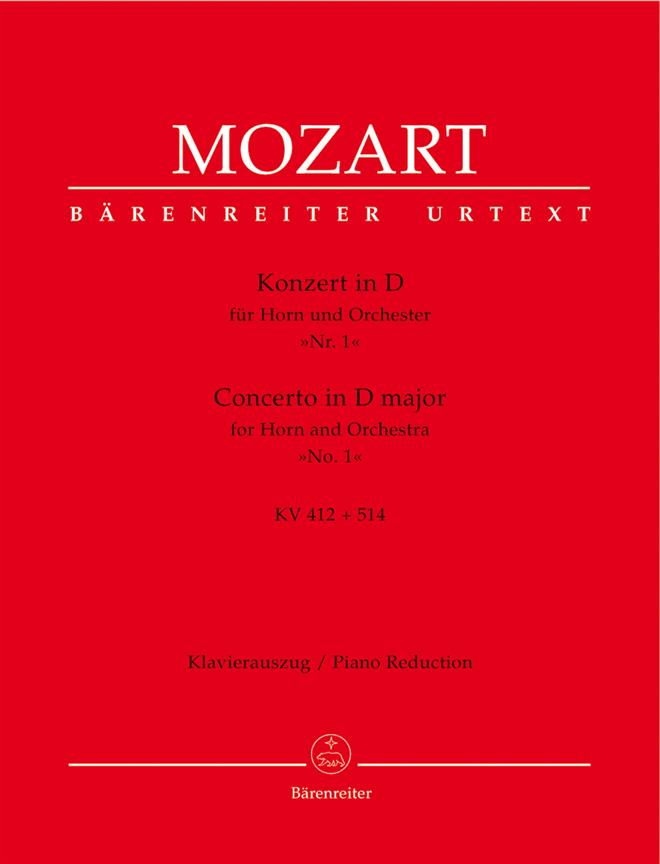 Mozart: Konzert Fur in D fuer Horn und Orchester Nr. 1
