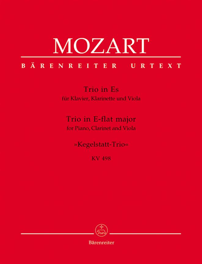 Mozart: Kegelstatt Trio for Clarinet, Viola And Piano K.498 (Score/Parts)