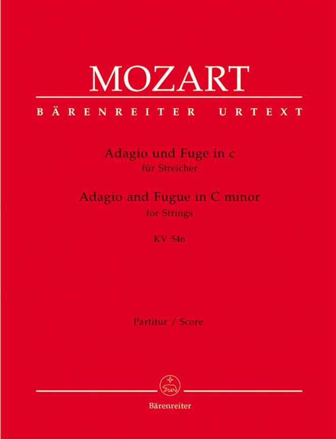 Mozart: Adagio and Fugue For Strings C minor K. 546 (Strijkkwartet of Strijkersorkest)