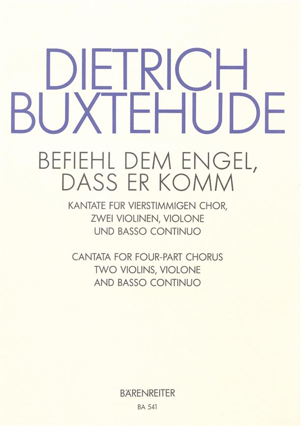 Buxtehude: Befiehl dem Engel, daß er komm BuxWV 10 (Partituur)