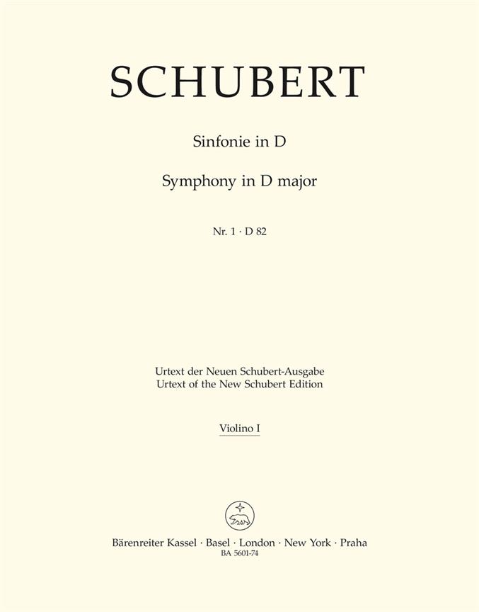 Schubert: Symphony no. 1 in D major D 82