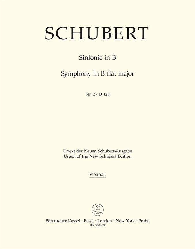 Schubert: Symphony no. 2 in B-flat major D 125