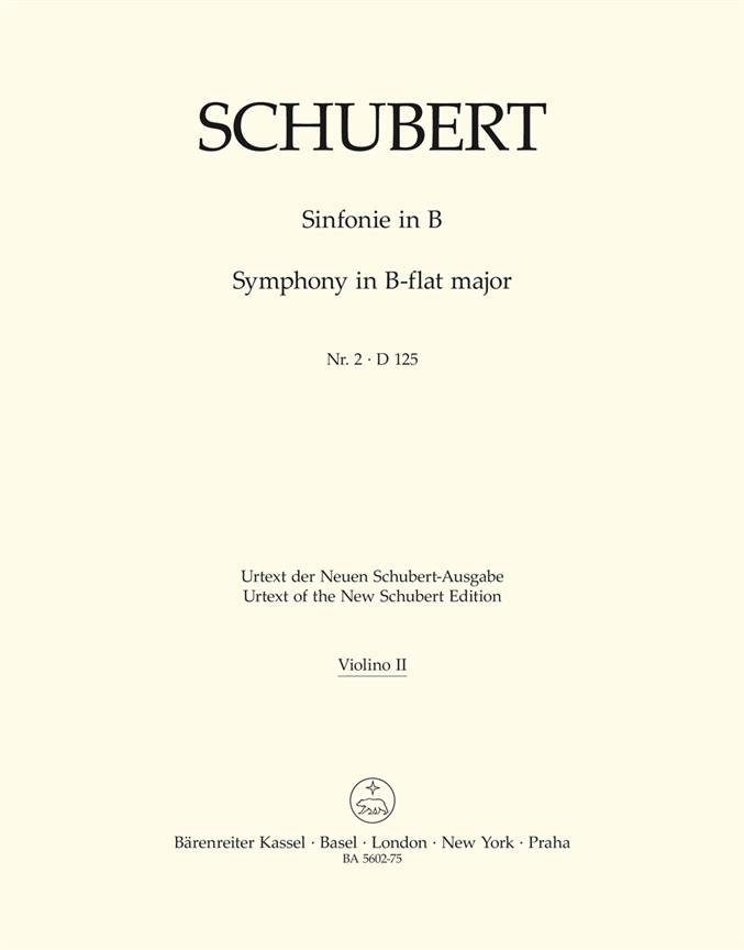 Schubert: Symphony no. 2 in B-flat major D 125