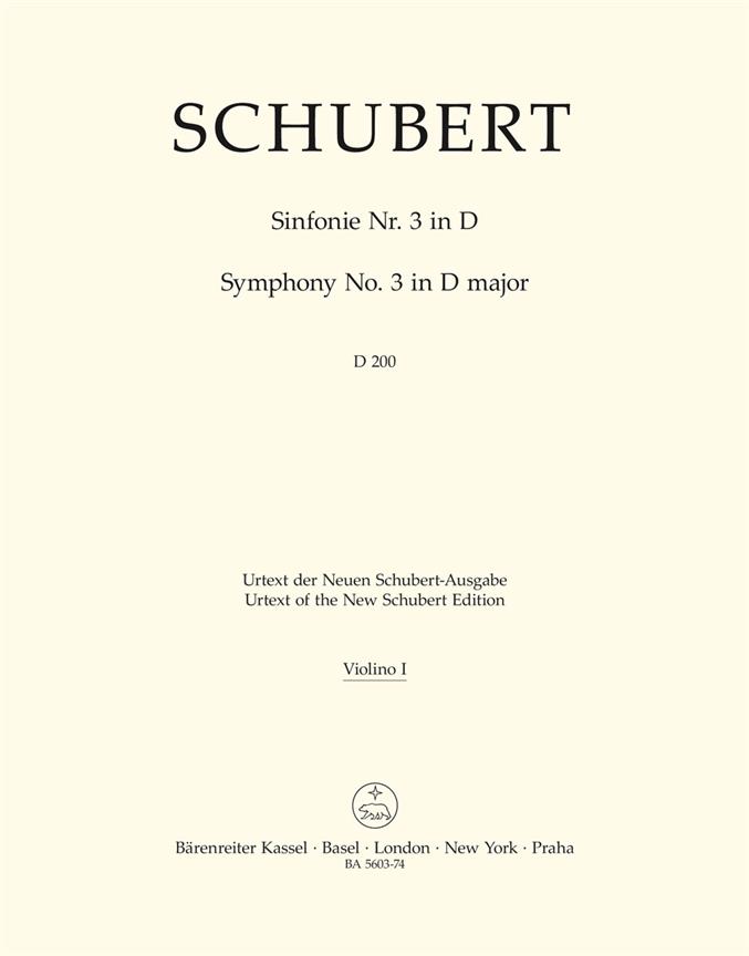 Schubert: Symphony no. 3 in D major D 200