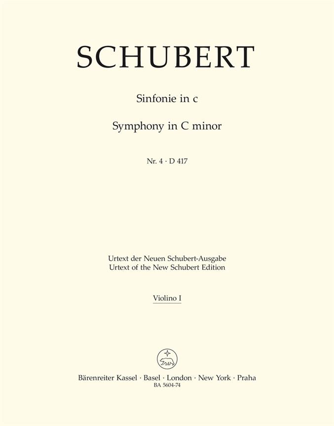 Franz Schubert: Symphony no. 4 in C minor D 417 Tragic