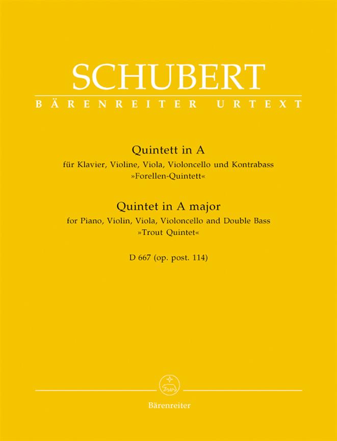 Franz Schubert: Quintet in A major for Piano (Forferellenquintett - Trout Quintet) D 677