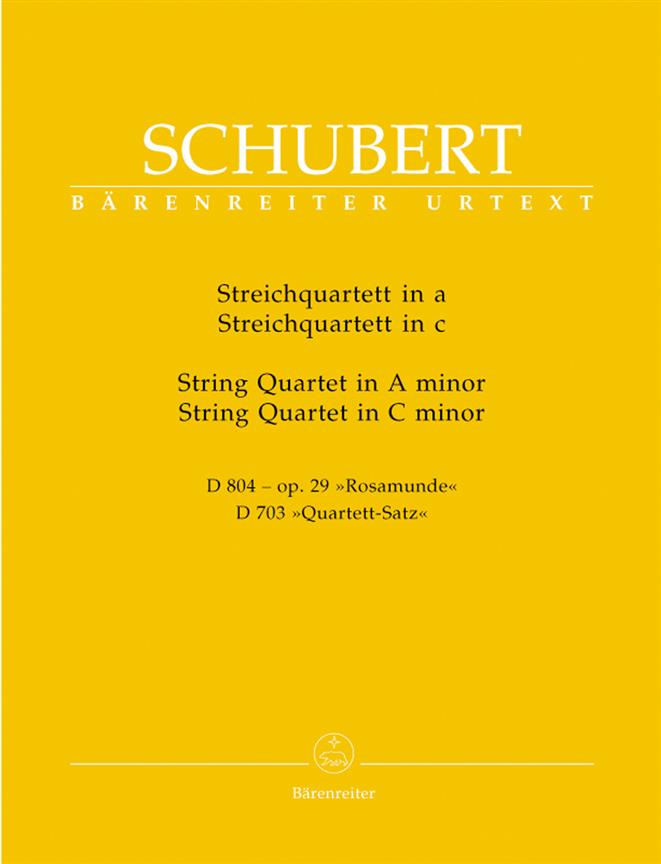 Schubert: String Quartet A minor D 804 op. 29 