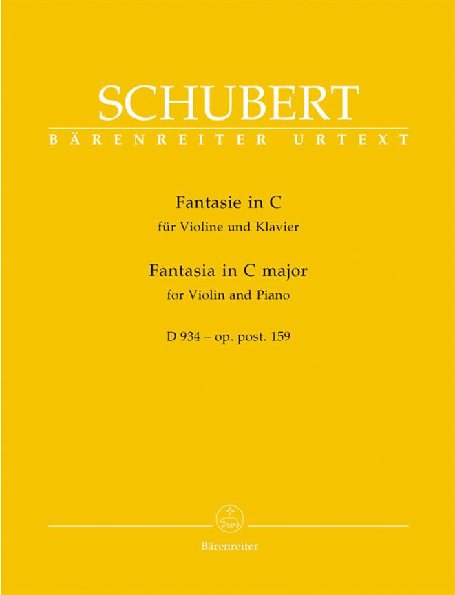 Franz Schubert: Fantasie D 934