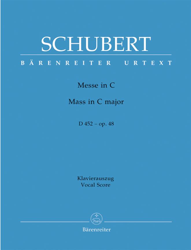 Schubert: Messe C-Dur op. 48 D 452 (Vocalscore)