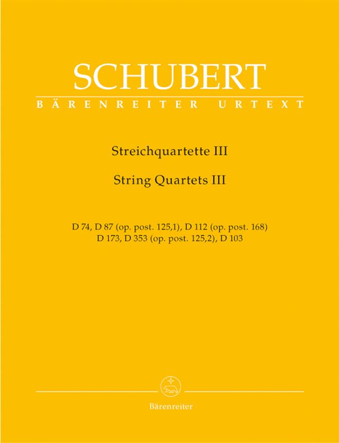 Streichquartette III - String Quartet III