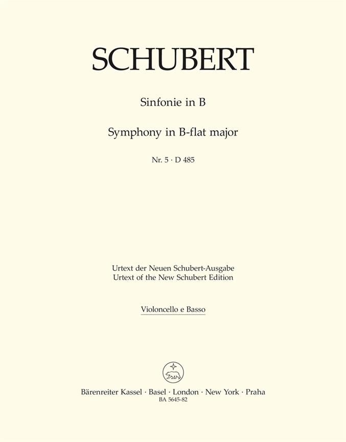 Schubert: Sinfonie Nr. 5 B-Dur D 485