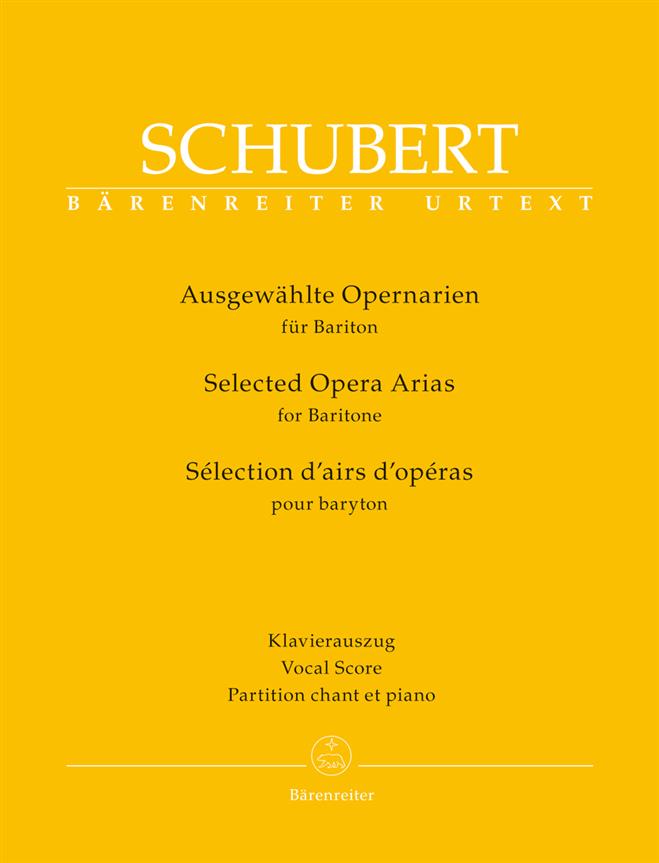 Schubert: Ausgewählte Opernarien für Bartion