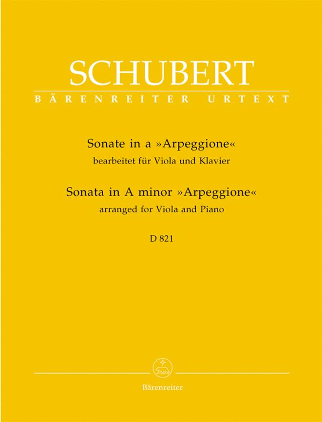 Franz Schubert: Sonata in A minor D 821 Arpeggione (Altviool, Piano)
