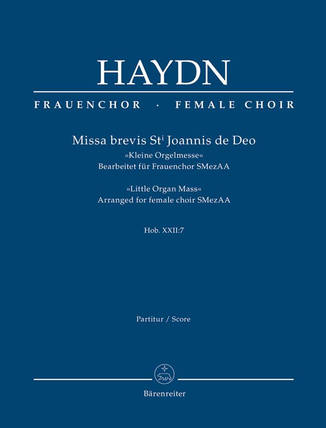 Haydn: Missa brevis St. Joannis de Deo Hob. XXII:7 (Partituur)