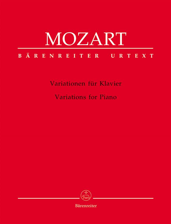 Mozart: Complete Variationen for Piano