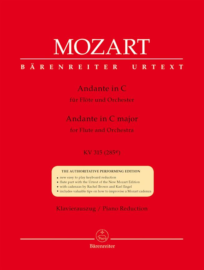 Mozart: Andante for Flute in C (K.315) (Urtext)