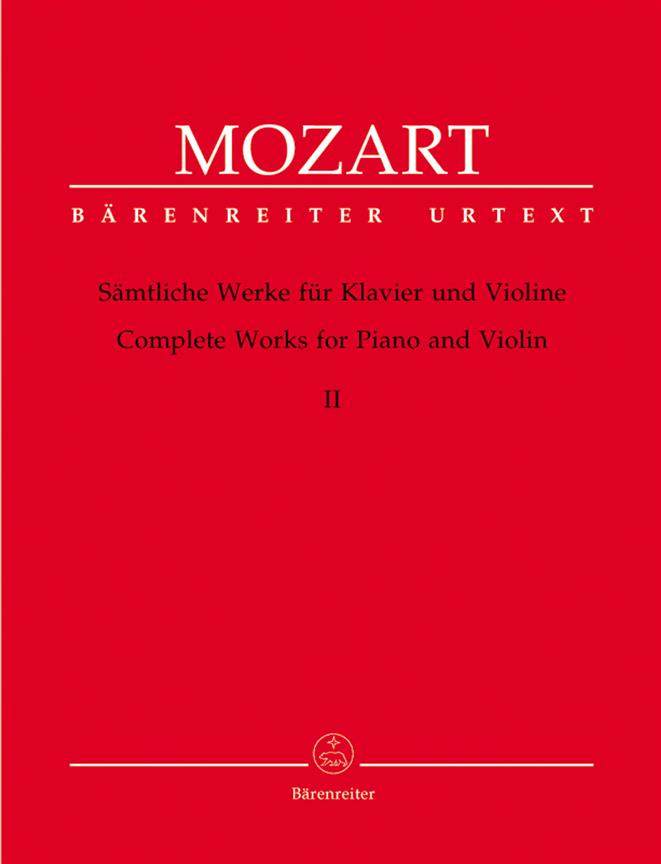 Mozart: Complete Works for Piano and Violin Vol. 2