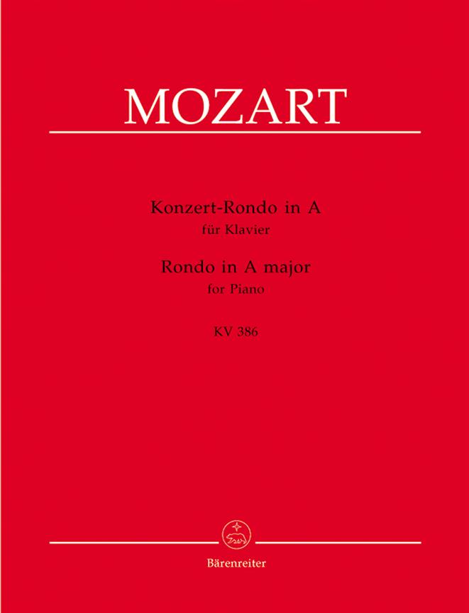 Mozart: Konzert-Rondo für Klavier A-Dur KV 386