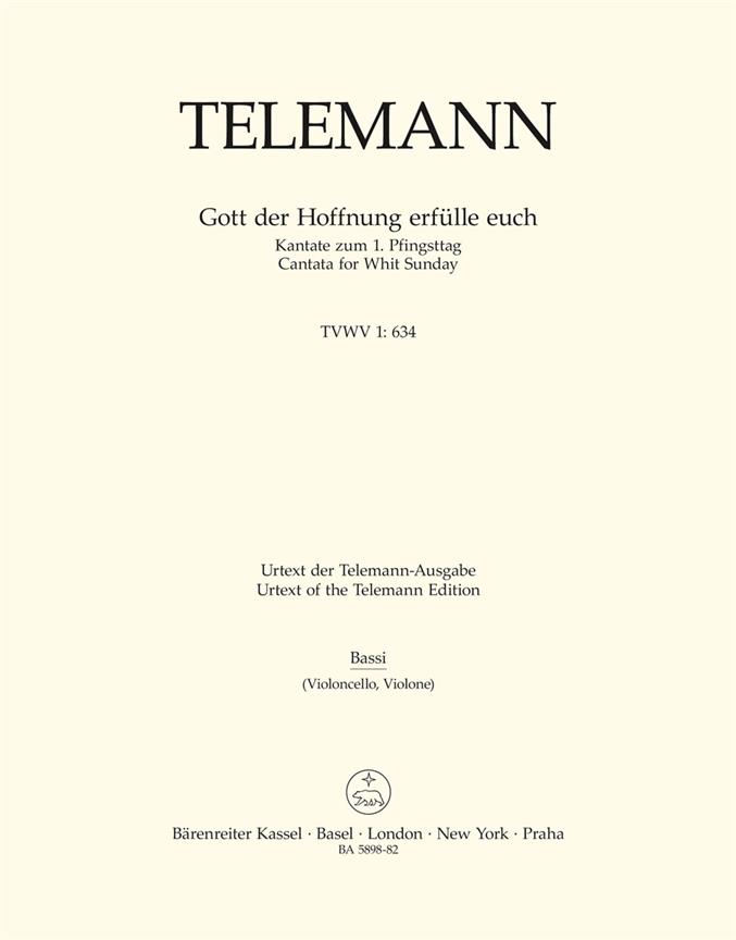 Telemann: Gott der Hoffnung erfülle euch TVWV 1:634