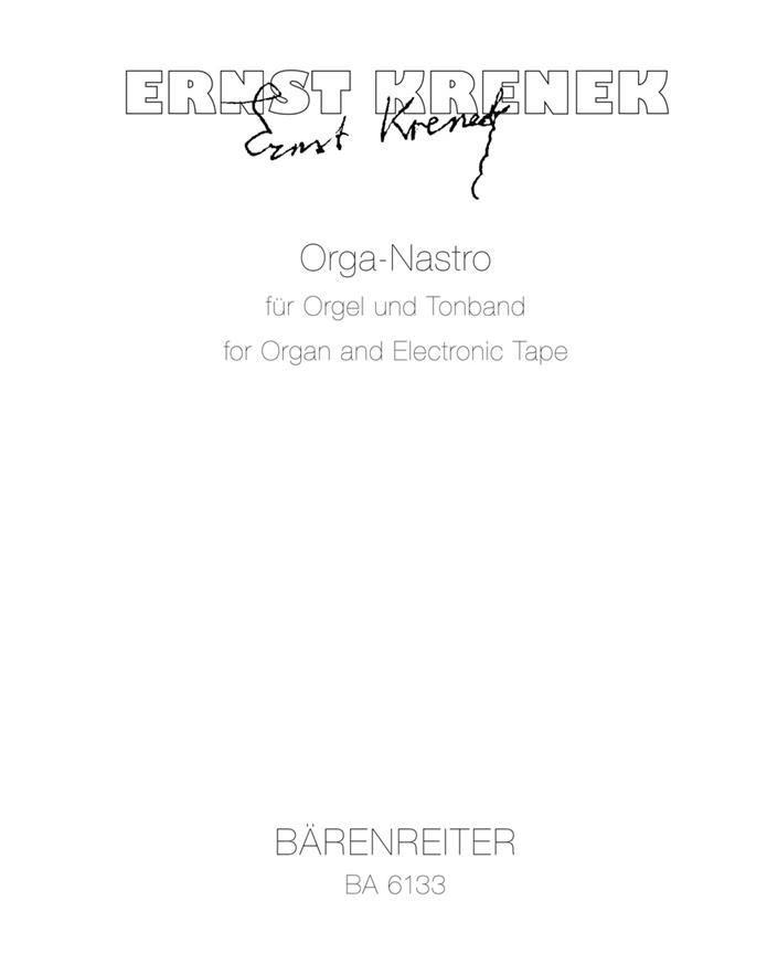 Orga-Nastro fuer Orgel und Tonband (1971)