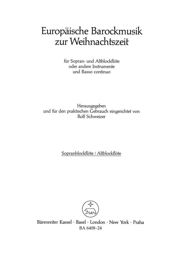 Europäische Barockmusik zur Weihnachtszeit
