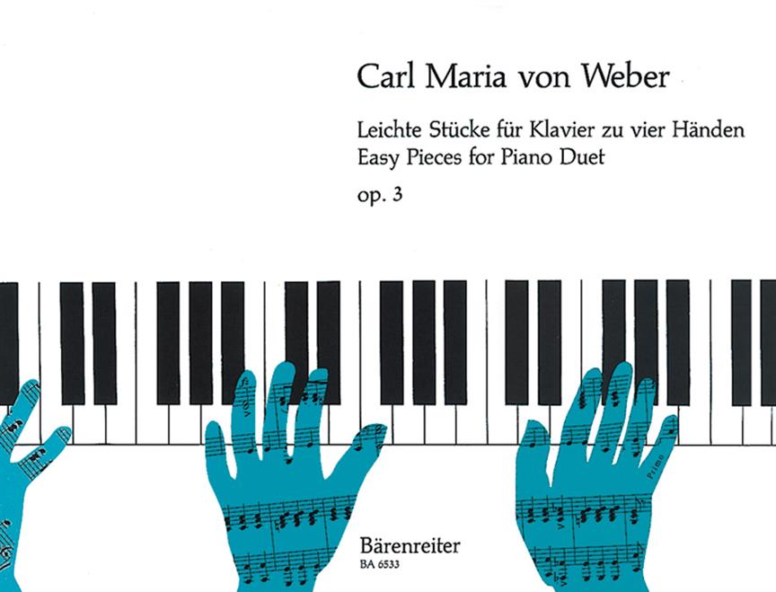 Weber: Leichte Stücke fur Klavier zu vier Händen