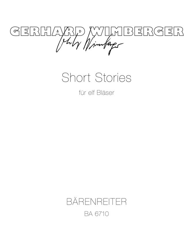 Wimberger: Short Stories fuer 11 Bläser (1975)