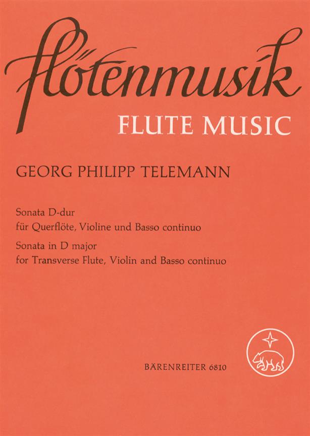 Telemann: Sonata in D major fuer Transverse Flute, Violin and Basso continuo