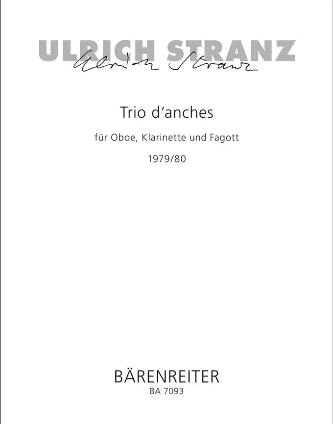 Stranz: Trio d'anches (1979/80)