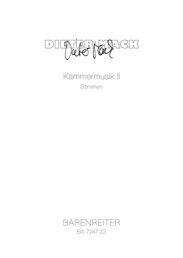 Mack: Kammermusik II (1991)