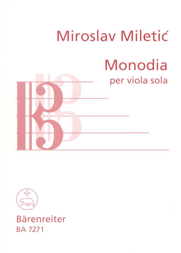 Miletic: Monodia per Viola sola (1990)