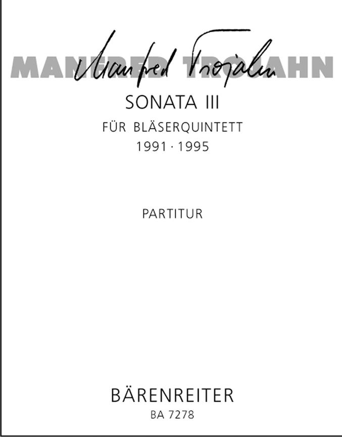 Trojahn: Sonata III (1991)