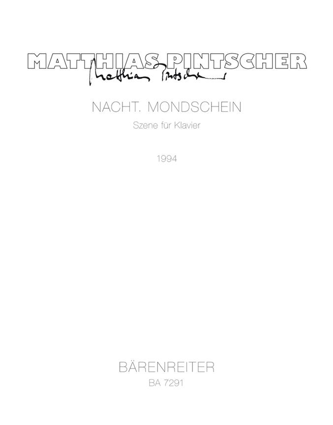 Pintscher: Nacht - Mondschein. Szene aus dem Ballett