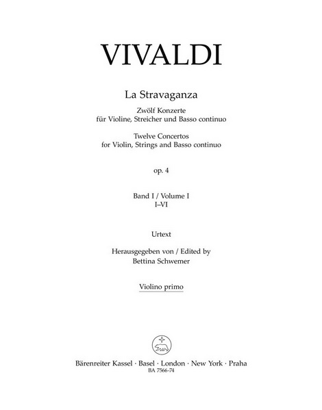 Vivaldi: La Stravaganza op. 4