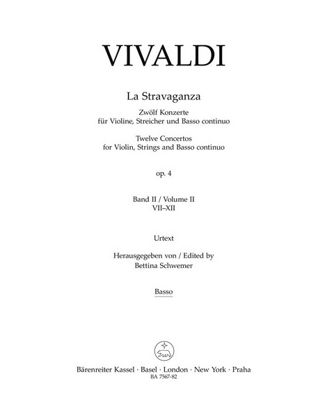 Vivaldi: La Stravaganza op. 4