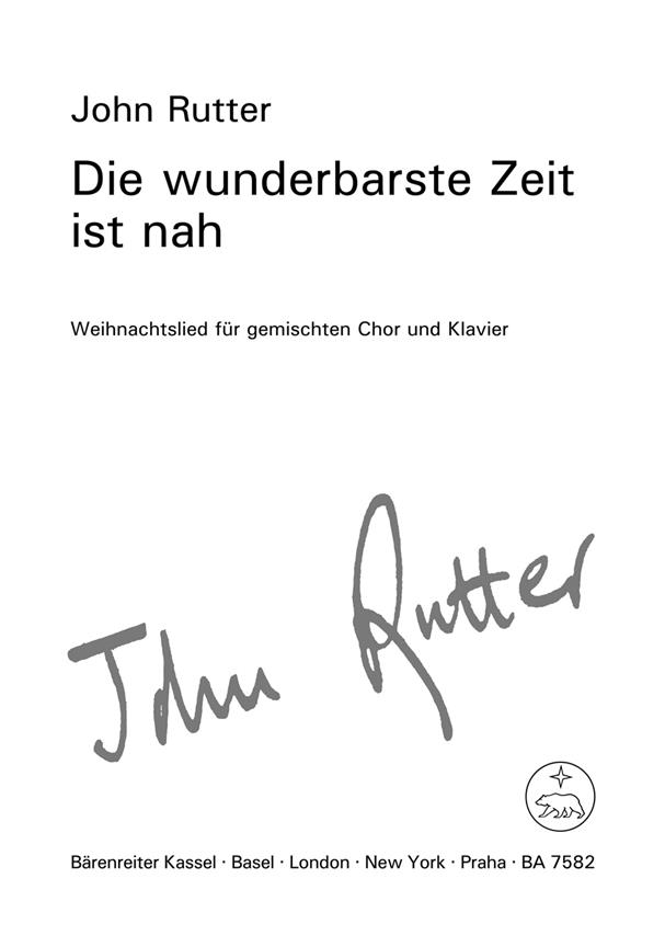 John Rutter: Die wunderbarste Zeit ist nah - The Very Best Time of Yeaer